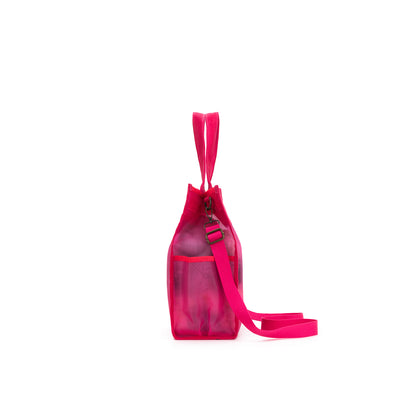 Maker's Tall Mesh Tote | Vivid Rose