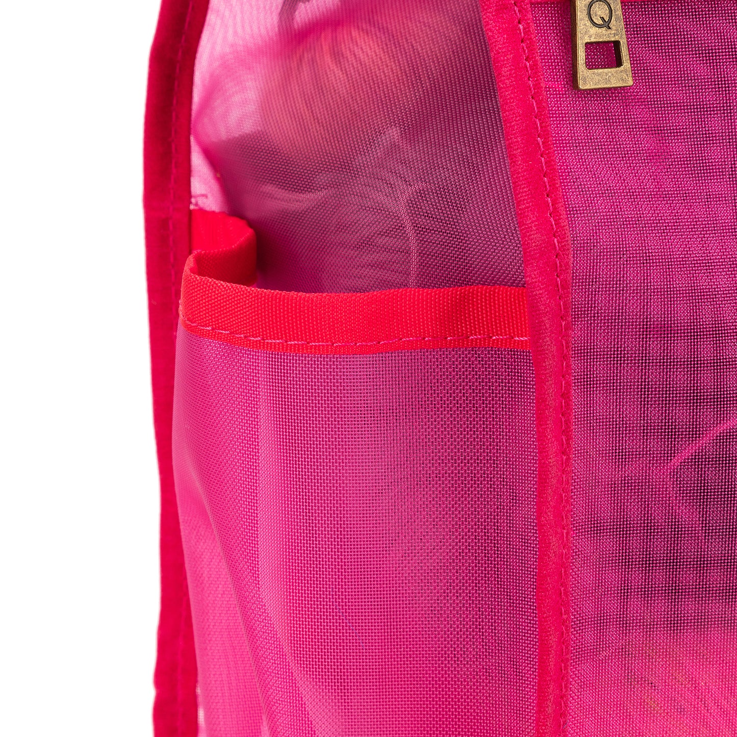 Maker's Tall Mesh Tote | Vivid Rose