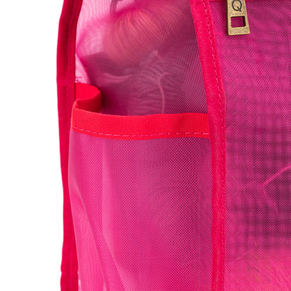 Maker's Tall Mesh Tote | Vivid Rose