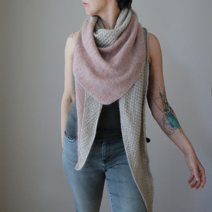 Madelinetosh x Mel Berg Shawl Far From Here Kit
