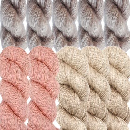 Madelinetosh x Mel Berg Shawl Far From Here Kit