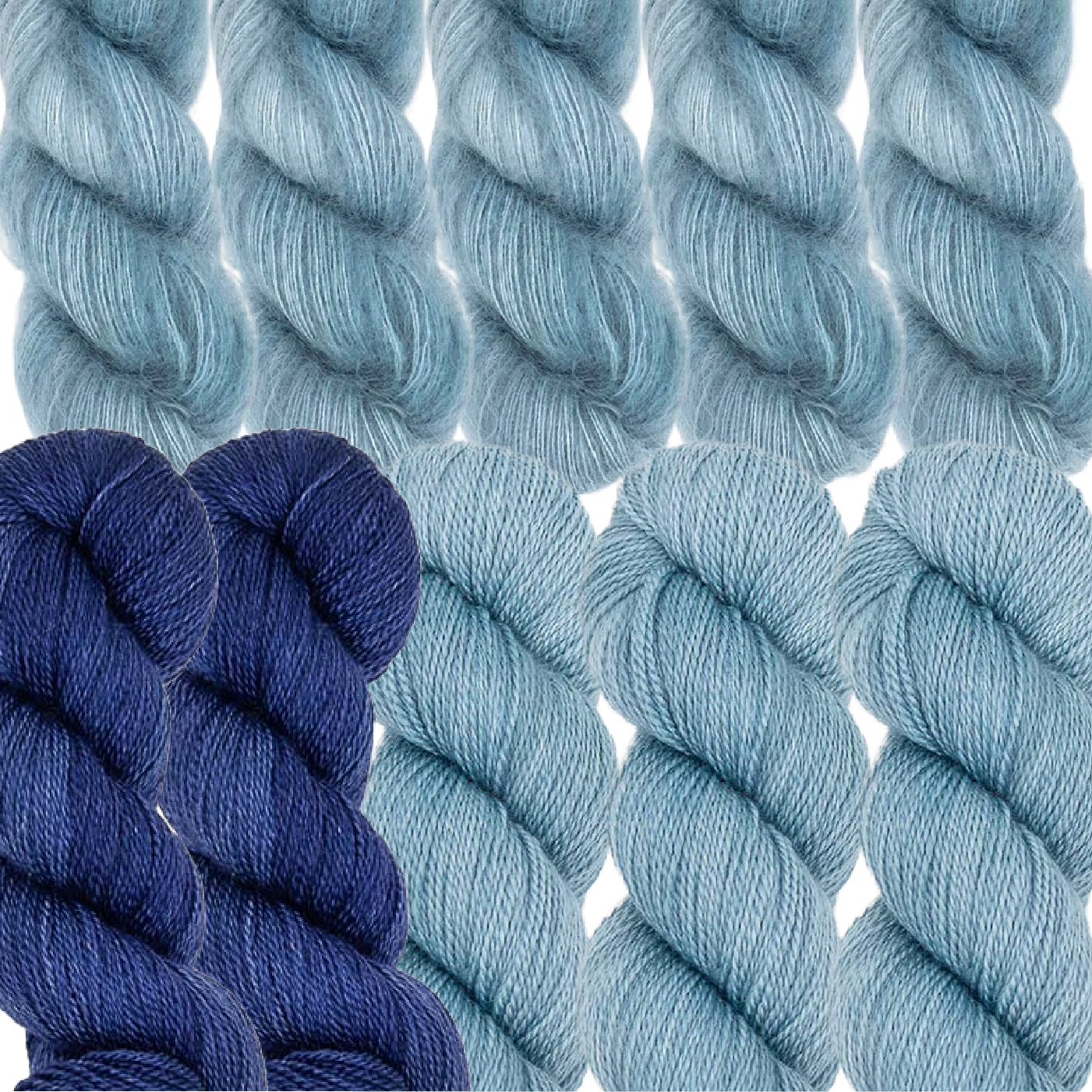Madelinetosh x Mel Berg Shawl Far From Here Kit