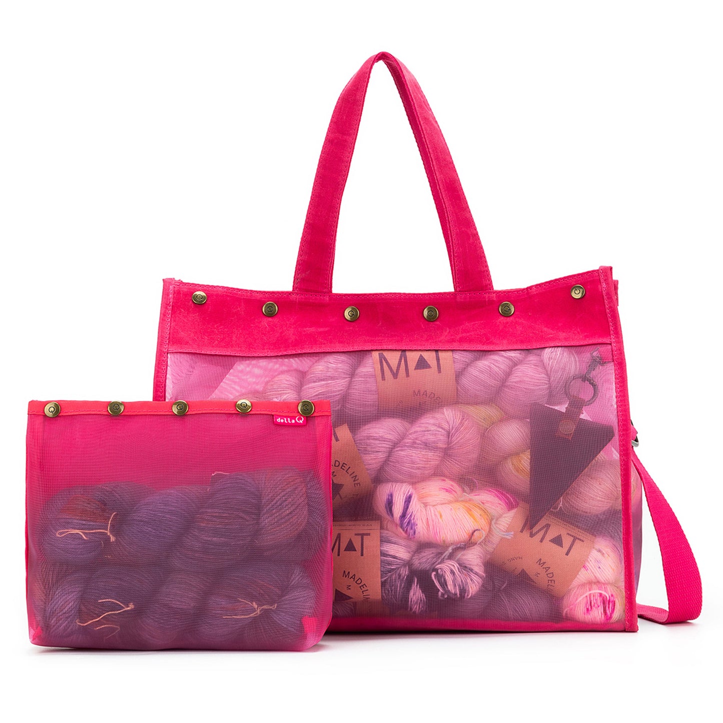 Maker's Mesh Tote | Vivid Rose