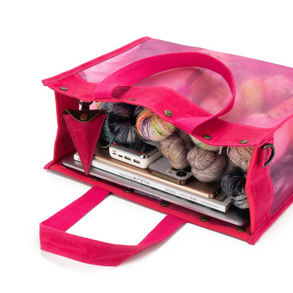 Maker's Mesh Tote | Vivid Rose