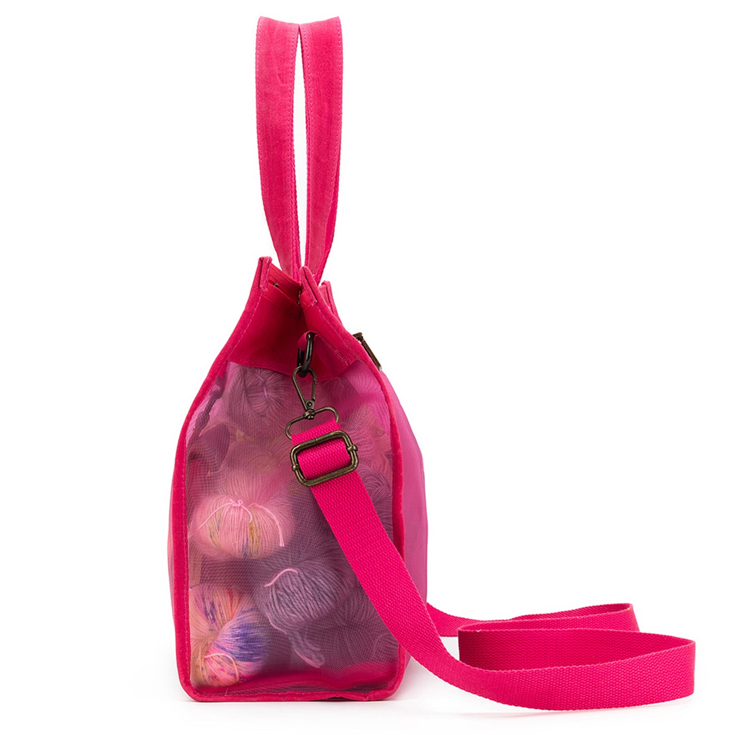Maker's Mesh Tote | Vivid Rose