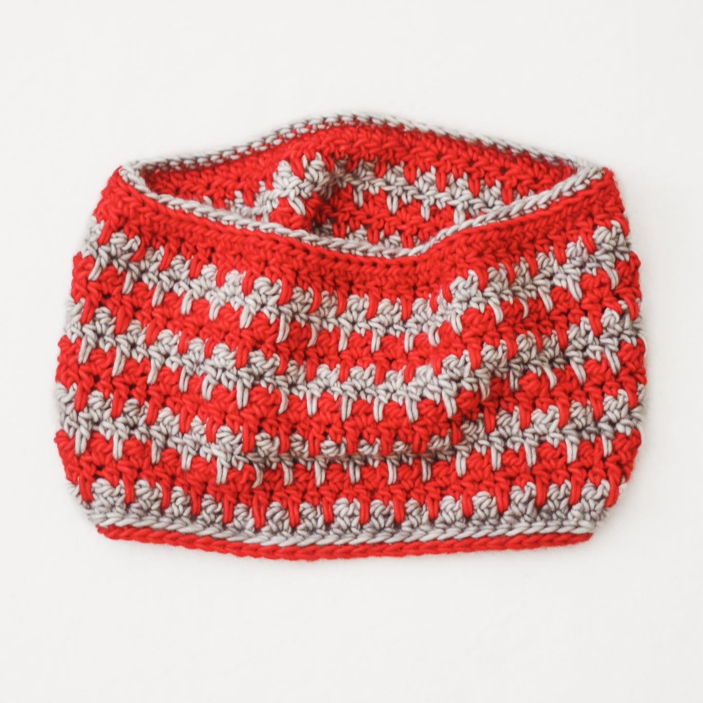 Candy Stripe Crochet Cowl PDF
