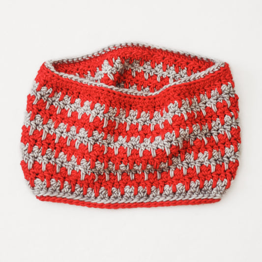Candy Stripe Crochet Cowl PDF