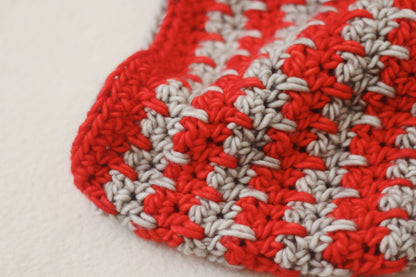 Candy Stripe Crochet Cowl PDF