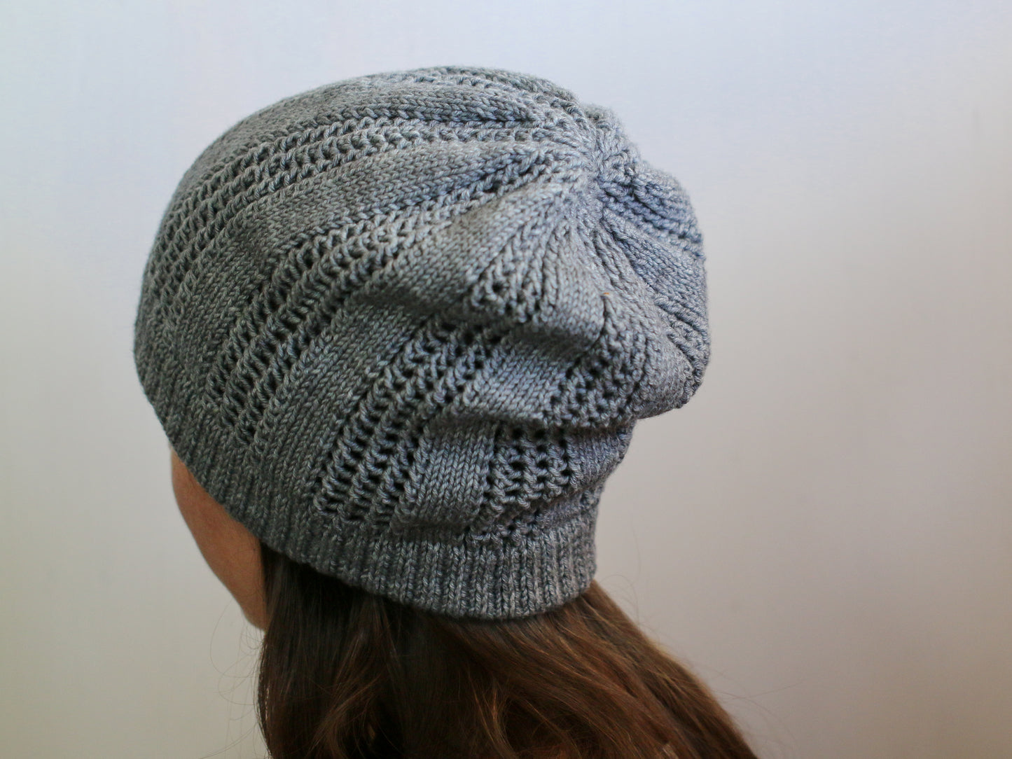 Knitted Netting Fingerless Gloves + Hat PDF